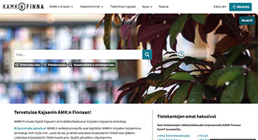 kamk.finna.fi kuvakaappaus